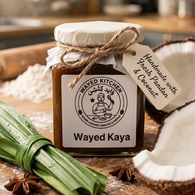 Wayed Kitchen homemade kaya jar